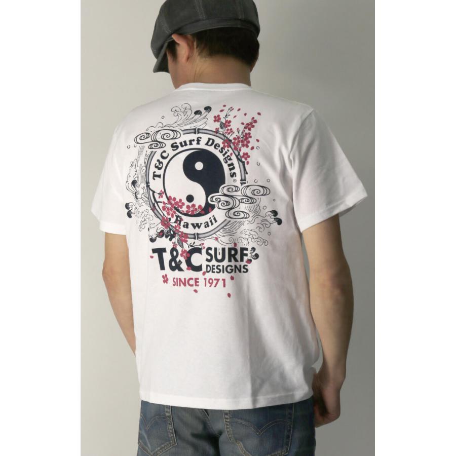 (（ティー＆シー）) T&C Surf Designs タウン＆カントリー プリント Tシャツ サーファー Tシャツ ハワイアン Tシャツ サーフ デザイン メンズ レディース｜indeeg｜02