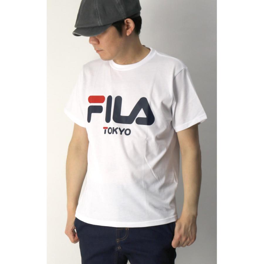 30%OFF!! (フィラ) FILA プリントTシャツ【TOKYO（トーキョー）】ロゴ Tシャツ カットソー メンズ レディース｜indeeg｜02