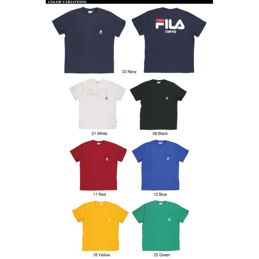 30%OFF!! (フィラ) FILA プリント ポケット Tシャツ【TOKYO（トーキョー）】ロゴ Tシャツ カットソー メンズ レディース｜indeeg｜12