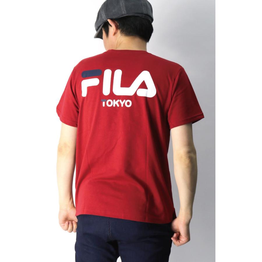 30%OFF!! (フィラ) FILA プリント ポケット Tシャツ【TOKYO（トーキョー）】ロゴ Tシャツ カットソー メンズ レディース｜indeeg｜04