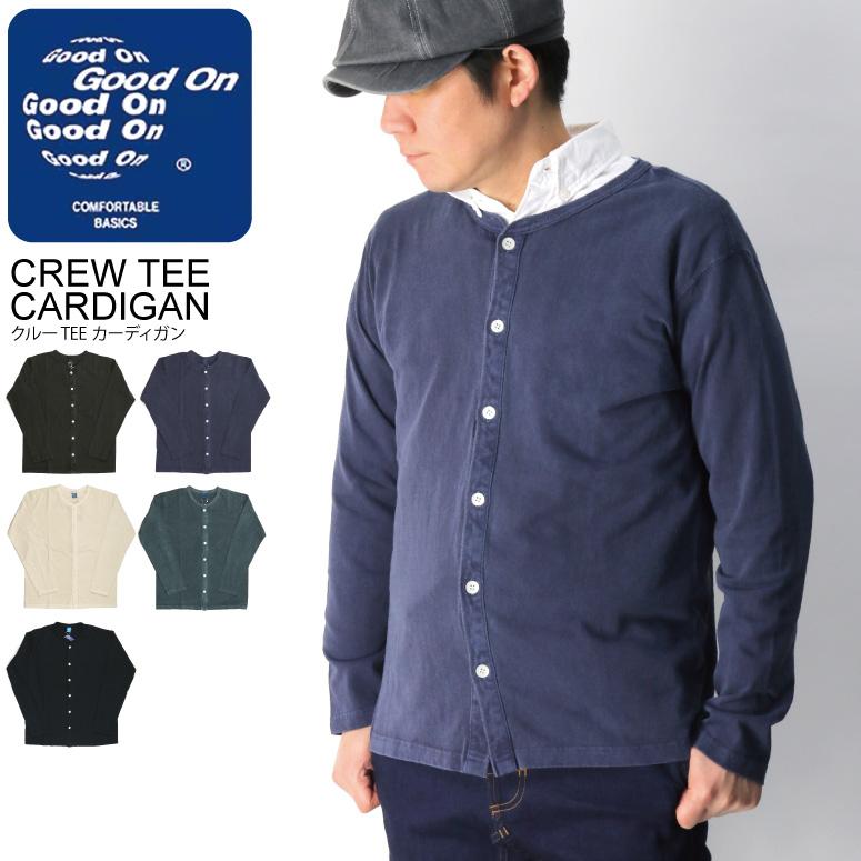 グッドオン Good On クルー Tee カーディガン クルーネック メンズ レディース Sale 78 Off
