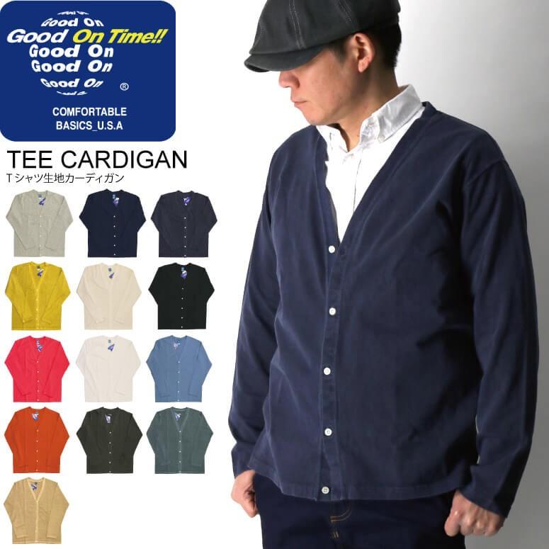 グッドオン Good On Tシャツ生地 カーディガン メンズ レディース Golt1710 Indeeg 通販 Yahoo ショッピング