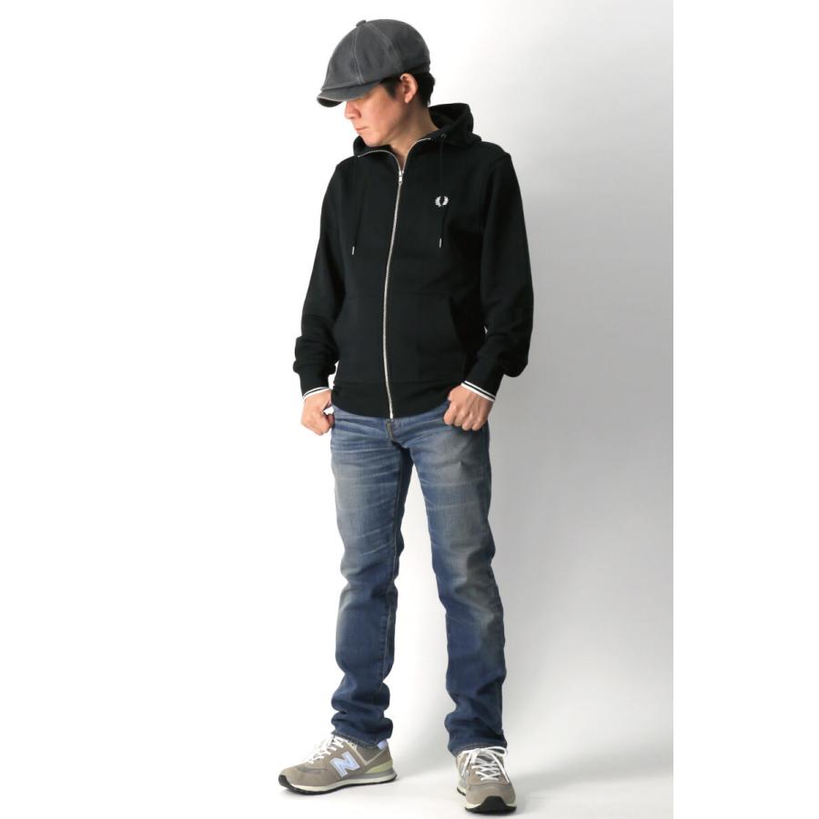 FRED PERRY (フレッドペリー) フード スルー ジップ パーカー FRED PERRY (フレッドペリー) フード スルー ジップ パーカー