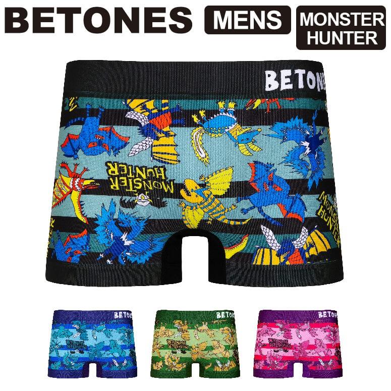 (ビトーンズ) BETONES MONSTER HUNTER (モンスターハンター) メンズ ボクサーパンツ アンダーウエア パンツ  :M-HUNTER:Indeeg - 通販 - Yahoo!ショッピング