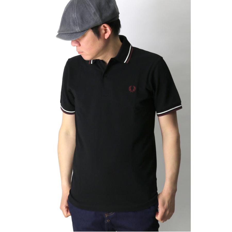 (フレッドペリー) FRED PERRY M12 (M12N)ツイン ティップド フレッドペリー シャツ ポロシャツ 定番 イギリス製 鹿の子 メンズ レディース｜indeeg｜08