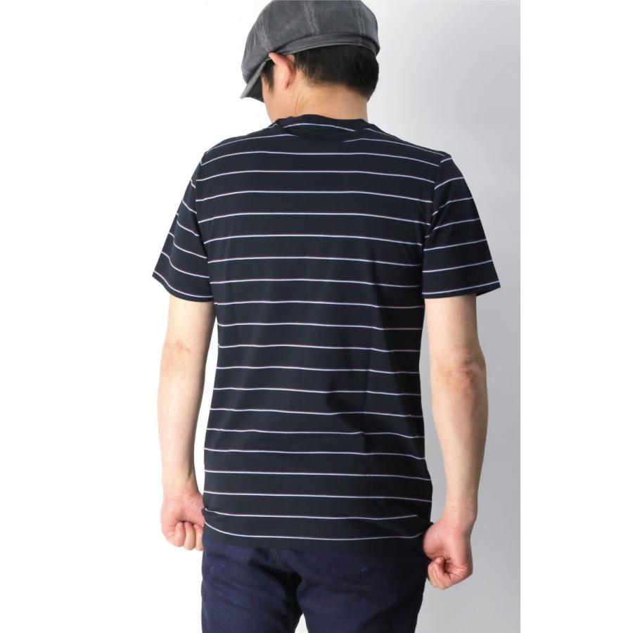 FRED PERRY (フレッドペリー) ファイン ストライプ Tシャツ