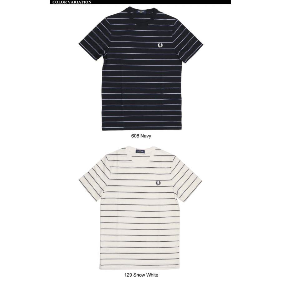 FRED PERRY (フレッドペリー) ファイン ストライプ Tシャツ