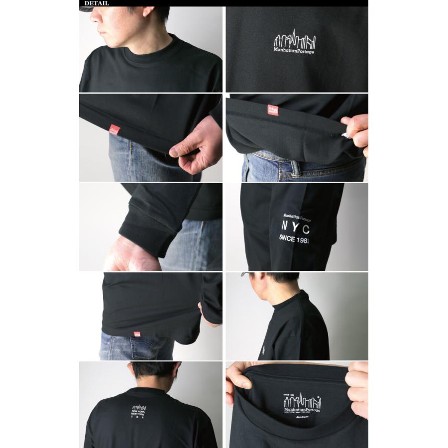 Muro ×TechnicsManhattanPortageブラック ロングT Manhattan Portage (マンハッタンポーテージ) ロングスリーブ