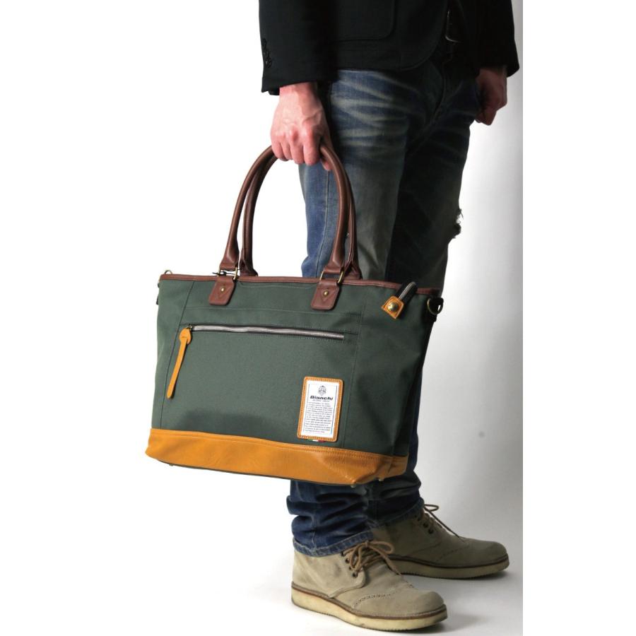【新品】ビアンキ　トートバッグ Bianchi（ビアンキ） トートバッグ ショルダーバッグ メンズ