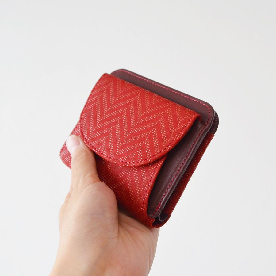 【大人気！】【印傳屋】財布 折りたたみ財布 富士山 赤 新品未使用！！ Amazon.co.jp: [印傳屋] いんでんや 印伝 小銭入れ たかね