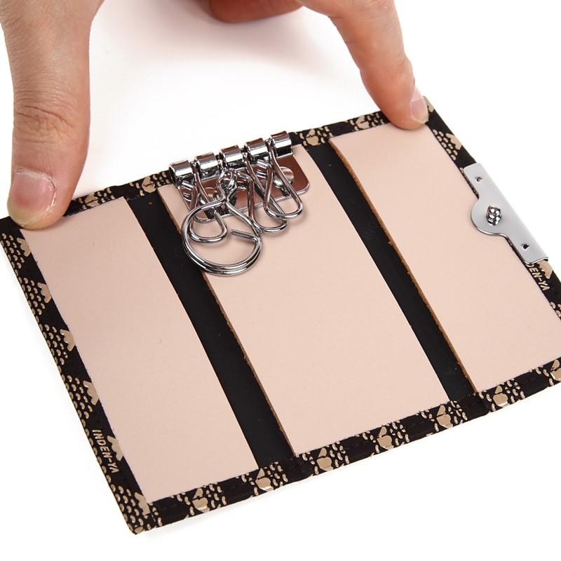 バレンタイン キーケース 印傳屋 印伝 本革 和柄 鹿革 たかね 甲州印伝 本皮 レザー 革 日本製 軽量 軽い おしゃれ 2807 ギフト  母 花以外 |  | 11