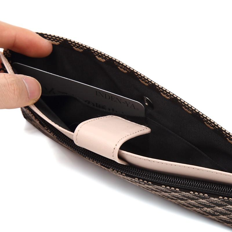 バレンタイン 春財布 長財布 印傳屋 印伝 本革 和柄 たかね 送料無料 甲州印伝 本革 レザー 革 日本製 軽量 軽い おしゃれ 2809 ギフト  母 花以外 | 印傳屋 | 14