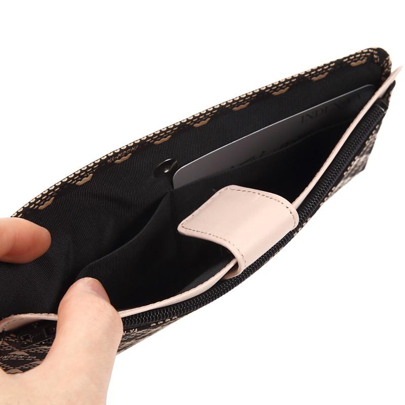 バレンタイン 春財布 長財布 印傳屋 印伝 本革 和柄 たかね 送料無料 甲州印伝 本革 レザー 革 日本製 軽量 軽い おしゃれ 2809 ギフト  母 花以外 | 印傳屋 | 15