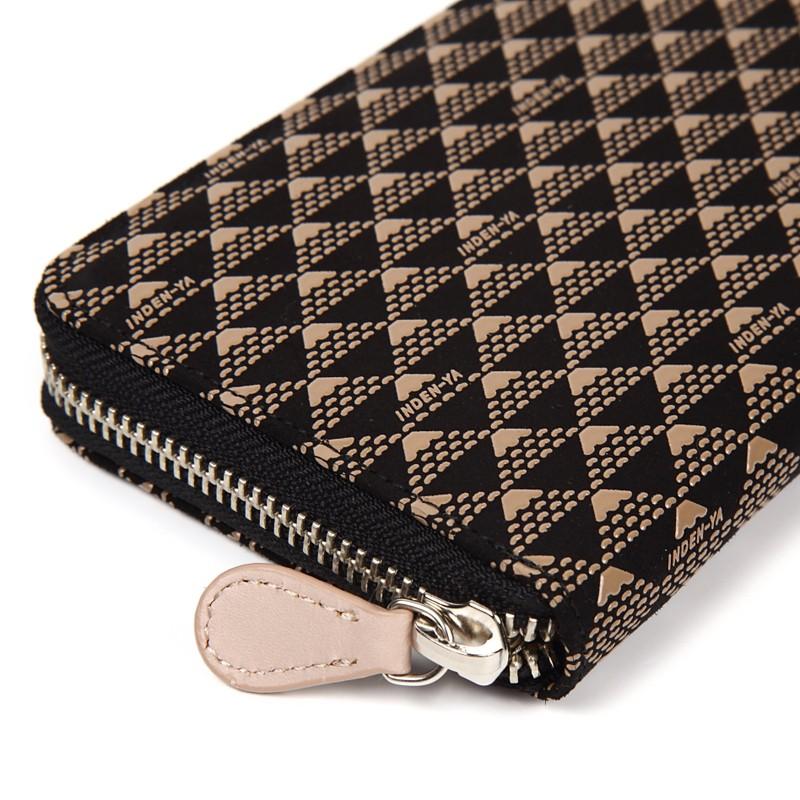 バレンタイン 春財布 長財布 印傳屋 印伝 本革 和柄 たかね 送料無料 甲州印伝 本革 レザー 革 日本製 軽量 軽い おしゃれ 2810 ギフト  母 花以外 | 印傳屋 | 10