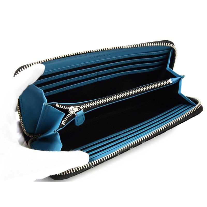 バレンタイン 春財布 長財布 印傳屋 印伝 本革 和柄 たかね 送料無料 甲州印伝 本革 レザー 革 日本製 軽量 軽い おしゃれ 2810 ギフト  母 花以外 | 印傳屋 | 03