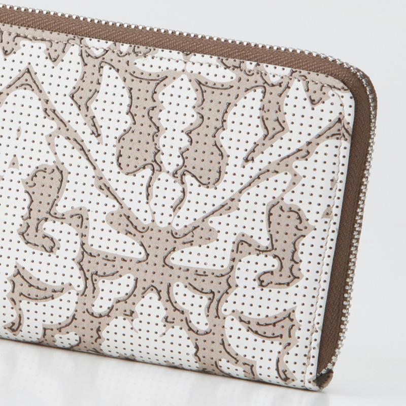 バレンタイン 春財布 ラウンドファスナー長財布 印傳屋 7423 SARAMAS(サラマス)シリーズ レディース 甲州印伝 印伝 財布 プレゼント ギフト 母 花以外 | 印傳屋 | 02