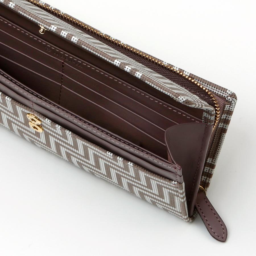 インデンヤシェブロン 長財布 印傳屋（INDEN-YA） 春財布 2023年 7606 CHEVRON シェブロン かぶせ 長