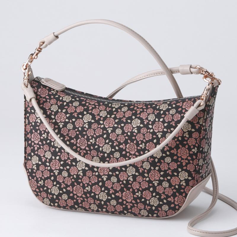 印傳屋（INDEN-YA） ポシェット 印伝 バッグ 本鹿革 和柄 かぐわ 甲州