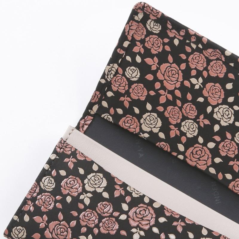 バレンタイン 名刺入れ 印傳屋 印伝 本鹿革 和柄 かぐわ 送料無料 甲州印伝 本革 レザー 革 日本製 軽量 軽い 8412 プレゼント ギフト 母 花以外 | 印傳屋 | 02