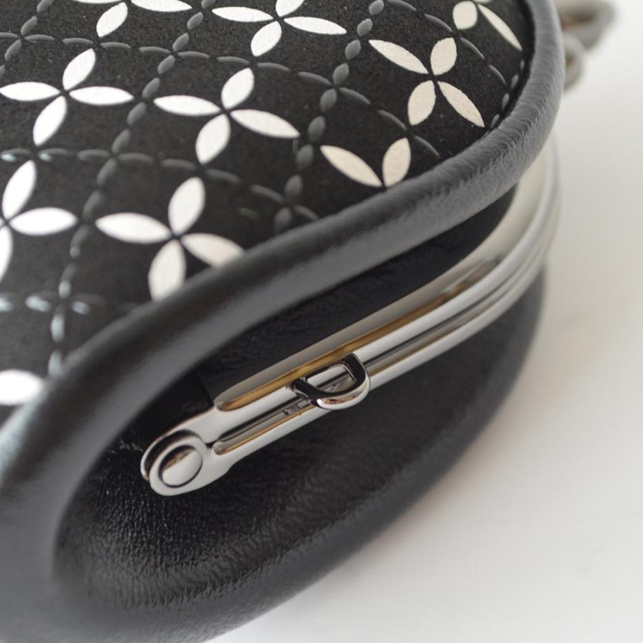 母の日 春財布 小銭入れ がま口 印傳屋 印伝 8802 そよか レディース 甲州印伝 上原勇七 印傳 本鹿革 革 財布 小銭入 レザー ギフト 母 花以外 | 印傳屋 | 11