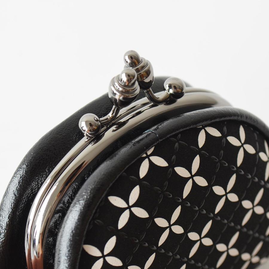 母の日 春財布 小銭入れ がま口 印傳屋 印伝 8802 そよか レディース 甲州印伝 上原勇七 印傳 本鹿革 革 財布 小銭入 レザー ギフト 母 花以外 | 印傳屋 | 08