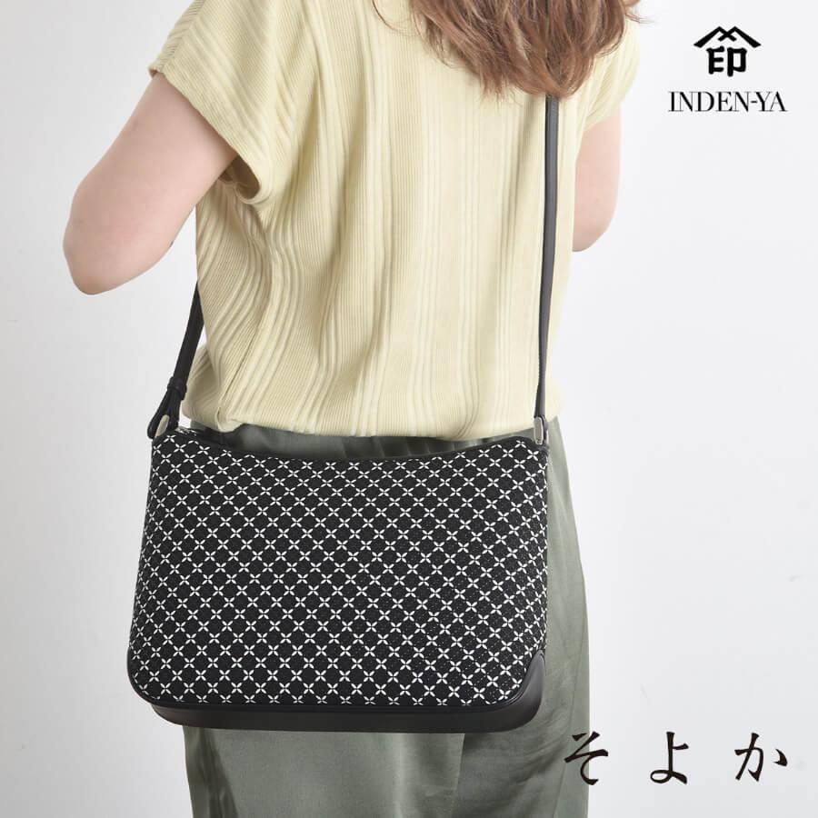 印傳屋 母の日 ショルダーバッグ 印伝 8818 そよか かばん 印傳屋 母の日 ショルダーバッグ 印伝 8818 そよか かばん