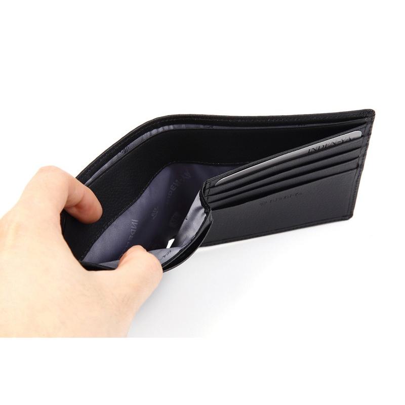 バレンタイン 春財布 二つ折り財布 折財布 印傳屋 印伝 本革 和柄 隼人(はやと) 送料無料 甲州印伝 革 日本製 軽い 男性 メンズ 財布 8921 ギフト  母 花以外 | 印傳屋 | 03