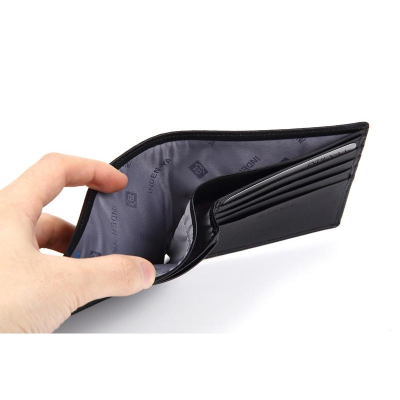 バレンタイン 春財布 二つ折り財布 折財布 印傳屋 印伝 本革 和柄 隼人(はやと) 送料無料 甲州印伝 革 日本製 軽い 男性 メンズ 財布 8921 ギフト  母 花以外 | 印傳屋 | 04