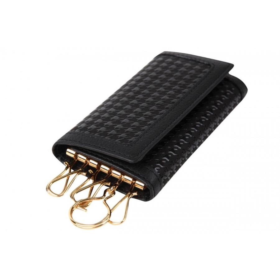 バレンタイン キーケース 印傳屋 印伝 和柄 隼人(はやと) 送料無料 甲州印伝 本皮 レザー 革 日本製 軽量 軽い おしゃれ 8928 ギフト  母 花以外 |  | 06