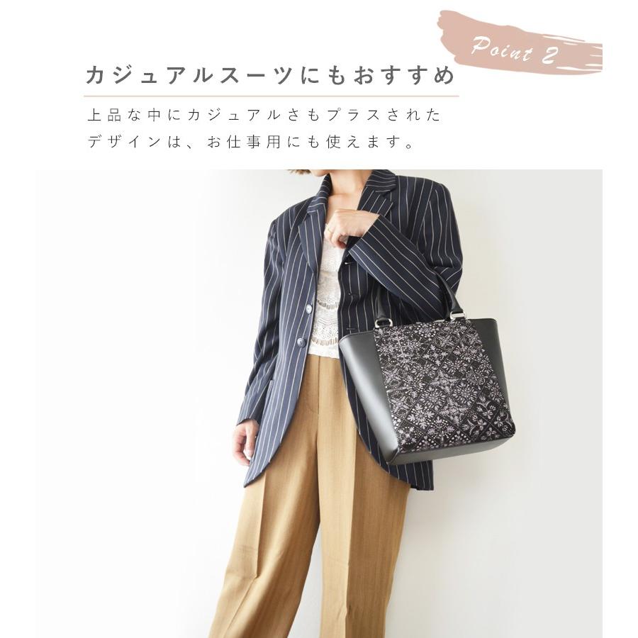 印傳屋（INDEN-YA） クリスマス 手提げバッグ ハンドバッグ 9005