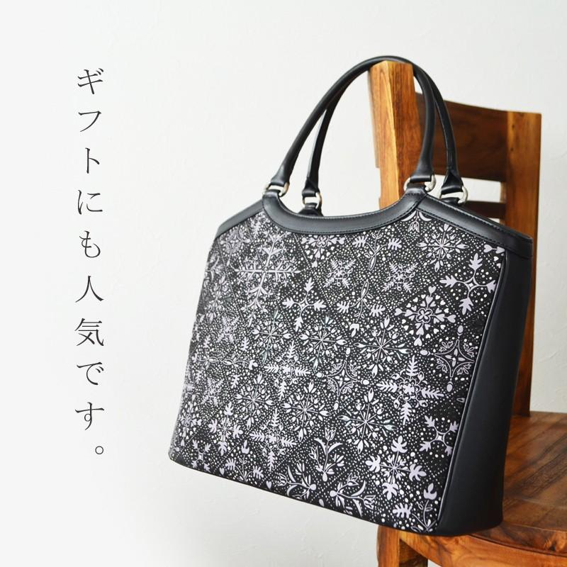 印傳屋（INDEN-YA） クリスマス 手提げバッグ ハンドバッグ 9007