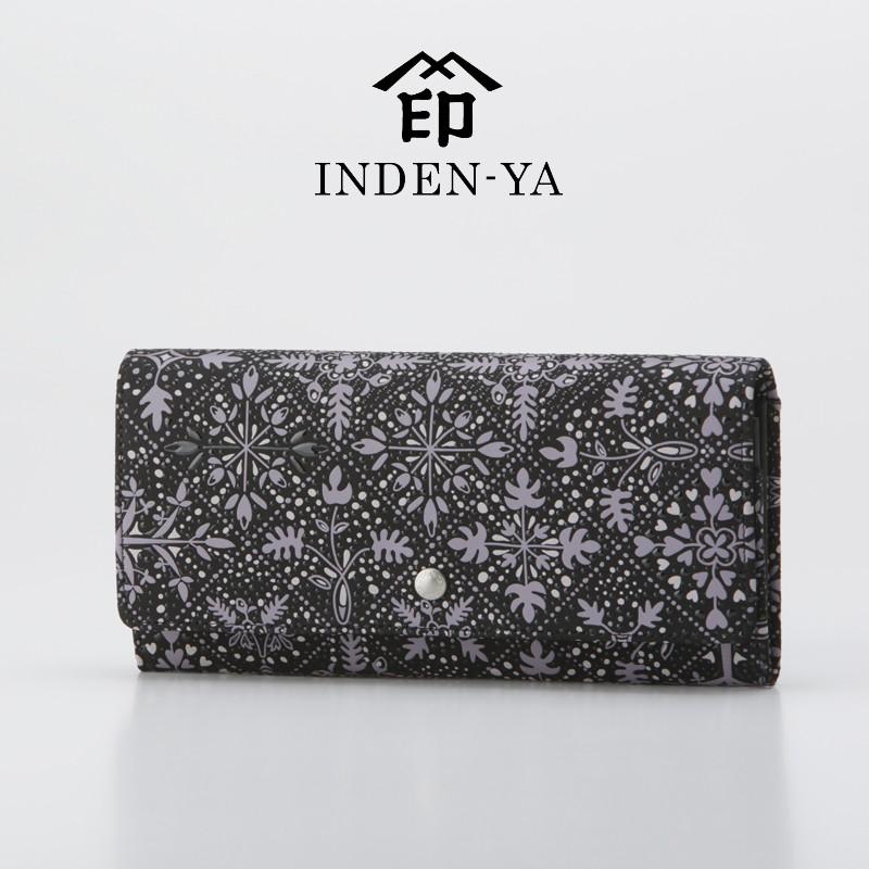 未使用級✨印傳屋 シアソム 長財布 CIASOM CIA-26 束入 フラップ 印傳屋（INDEN-YA） 長財布 9026 CIASOM CI-26束入 シアソム