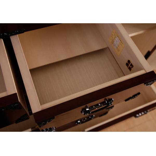 民芸箪笥 ローチェスト 120 完成品 開き戸 おしゃれ 4段 引き出し 和