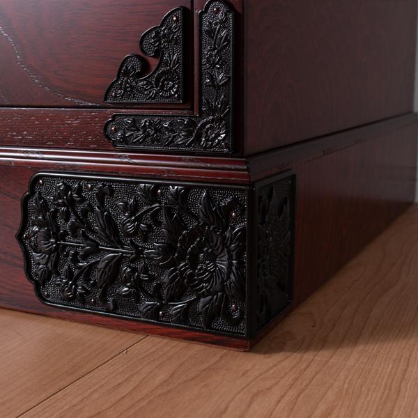 民芸箪笥 ローチェスト 120 完成品 開き戸 おしゃれ 4段 引き出し 和