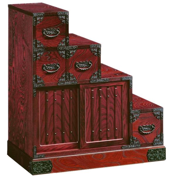 階段箪笥　時代箪笥　引き出す 和モダン 民芸家具 レトロ調 タンス 飾り棚 木製 楽天市場】【期間限定 P2倍】階段箪笥 幅67cm 幅57cm 和風家具