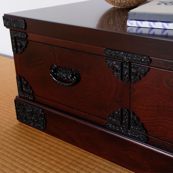 ローボード テレビ台 120 完成品 TVラック おしゃれ 引き出し 民芸箪笥