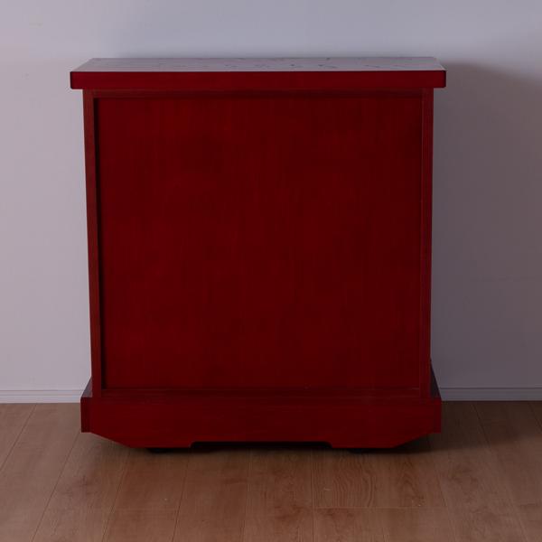 キャビネット 車付き タンス 90 完成品 おしゃれ 飾り棚 開き戸 4段