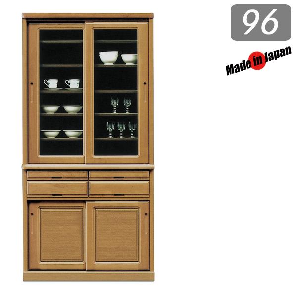 食器棚 和風 水屋 完成品 96 茶棚 おしゃれ 収納 引き戸 キッチンボード