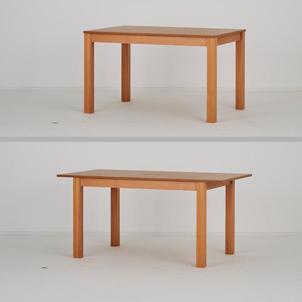 伸長式 ダイニングテーブル 5点セット 4人掛け 120 から 150 伸長