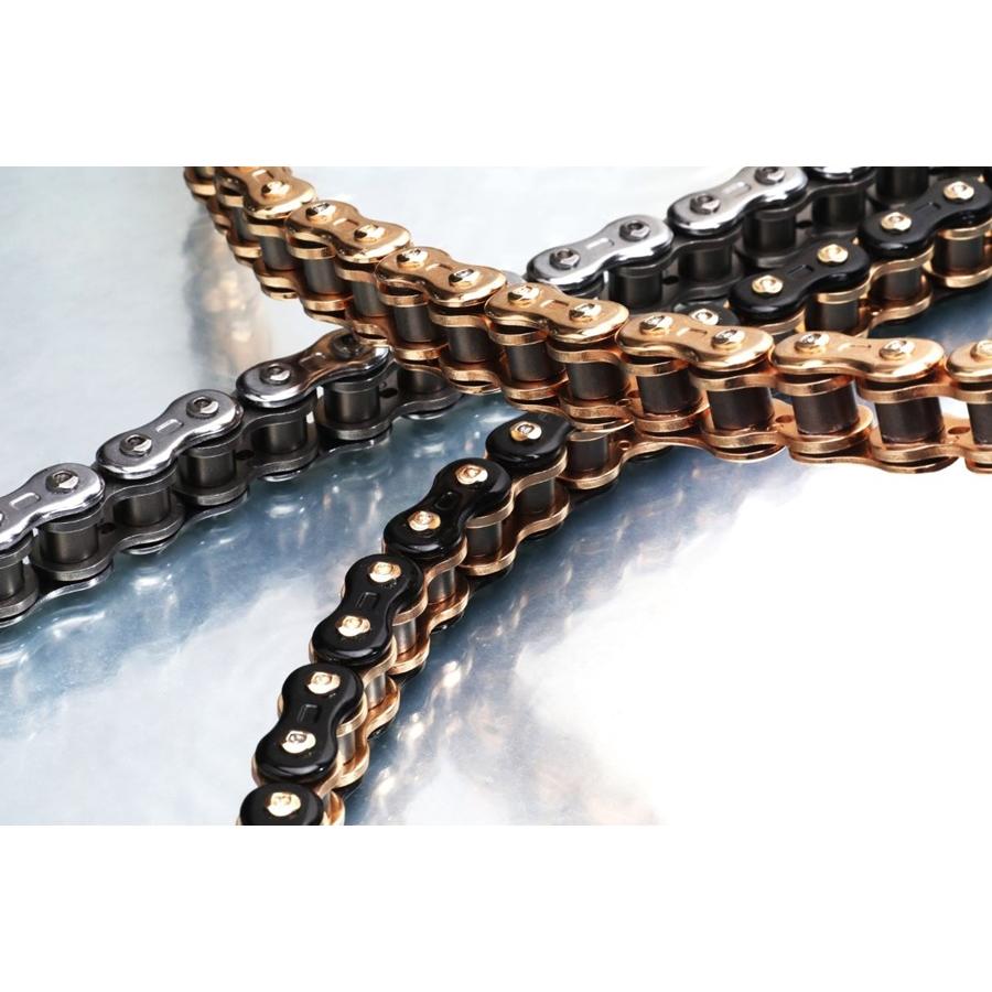 EK-CHAIN イーケーチェーン ThreeD スリード 520L/3D(GP;GP)P=GP 108L MLJ(標準) カシメジョイント ゴールド LUXE リュクス EKチェーン 江沼チェーン