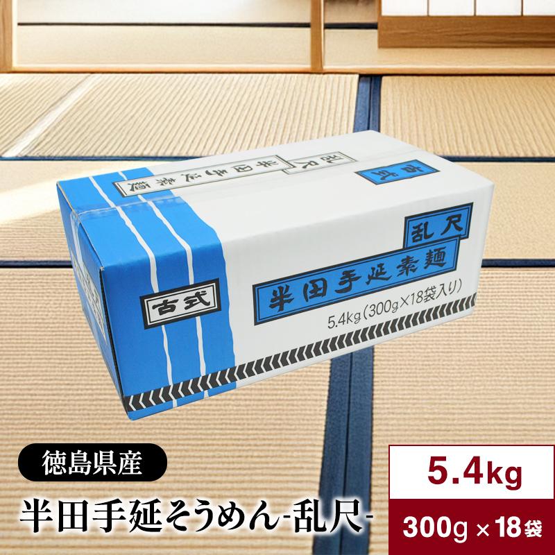 阿波半田手のべ 本格 半田そうめん 乱尺 ふぞろい品 お徳用 5.4kg