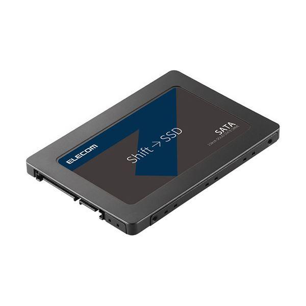 柔らかな質感のエレコム 2.5インチSerialATA接続内蔵SSD 240GB ESD-IB0240G 1台