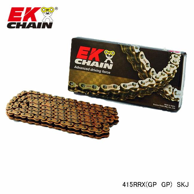 【EK-CHAIN/イーケーチェーン】 EK 415RRX（GP,GP） SKJ 106L ノンシールチェーン（Oリング無し）