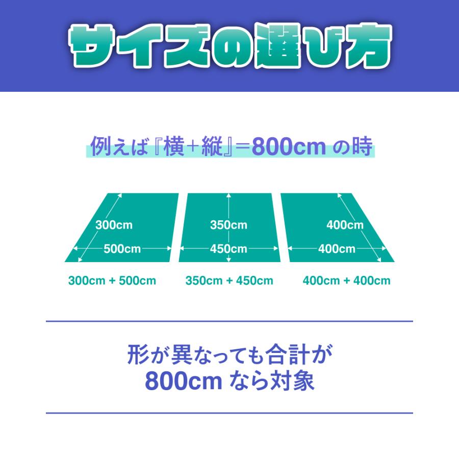 mend グランドシート 全面用 バスタブタイプ 二辺合計900cm カスタムサイズ_1