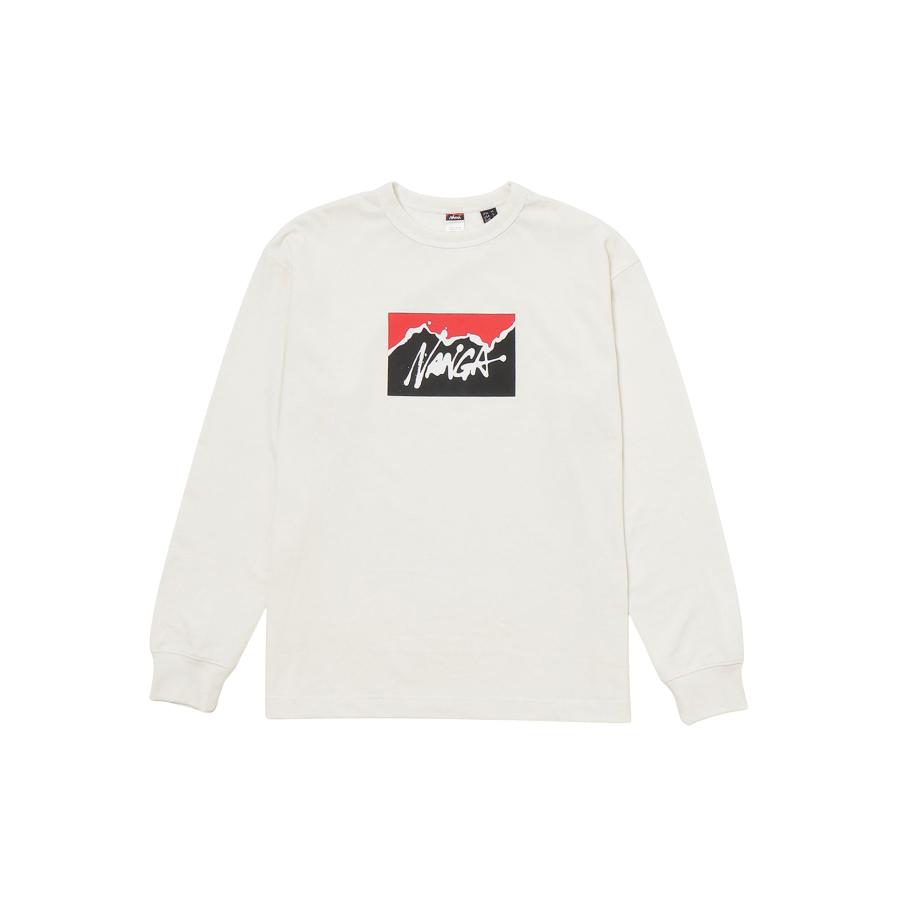 NANGA（ナンガ） NANGA×RYUJI KAMIYAMA L/S TEE WHT M : インディーズ