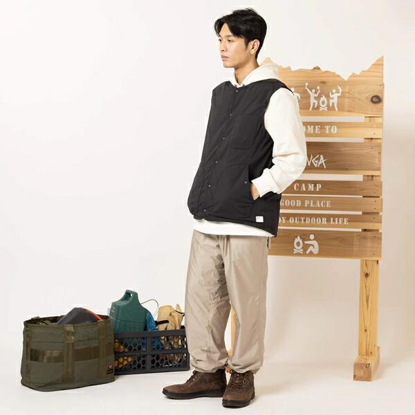 NANGA ナンガ TAKIBI RIPSTOP INNER DOWN VEST (MEN) BLK M N1RVBKF4 