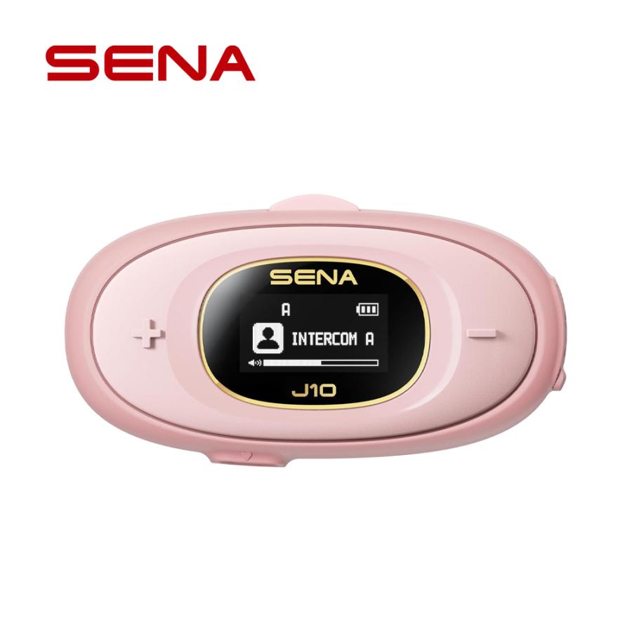 SENA J10 バイク用 Bluetoothインカム 4-WAY HDスピーカー ブラック