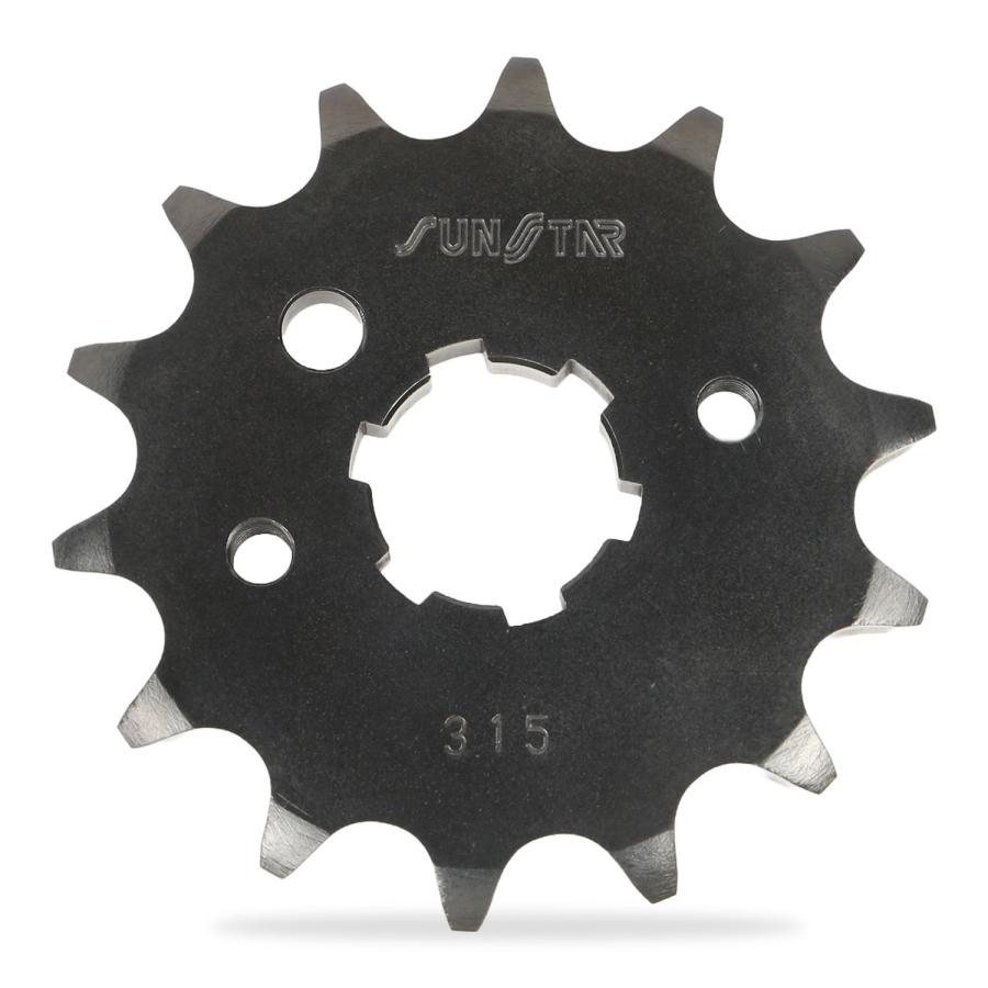 SUNSTAR サンスター チェーン\u0026スプロケット 3点セット RKチェーン GV520XRE ゴールド 適合車種 KAWASAKI KDX220SR 年式94-99 KR3G507_1
