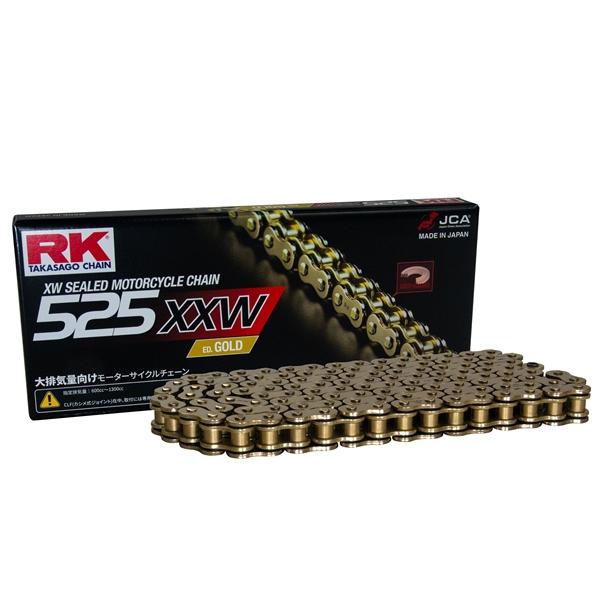 SUNSTAR サンスター チェーン\u0026スプロケット 3点セット RKチェーン GV525X-XW ゴールド 適合車種 KAWASAKI Z1000 年式03-06 KR49217の画像