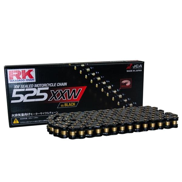 SUNSTAR サンスター チェーン\u0026スプロケット 3点セット RKチェーン BL525X-XW ブラック 適合車種 KAWASAKI Z1000 年式03-06 KR49218の画像
